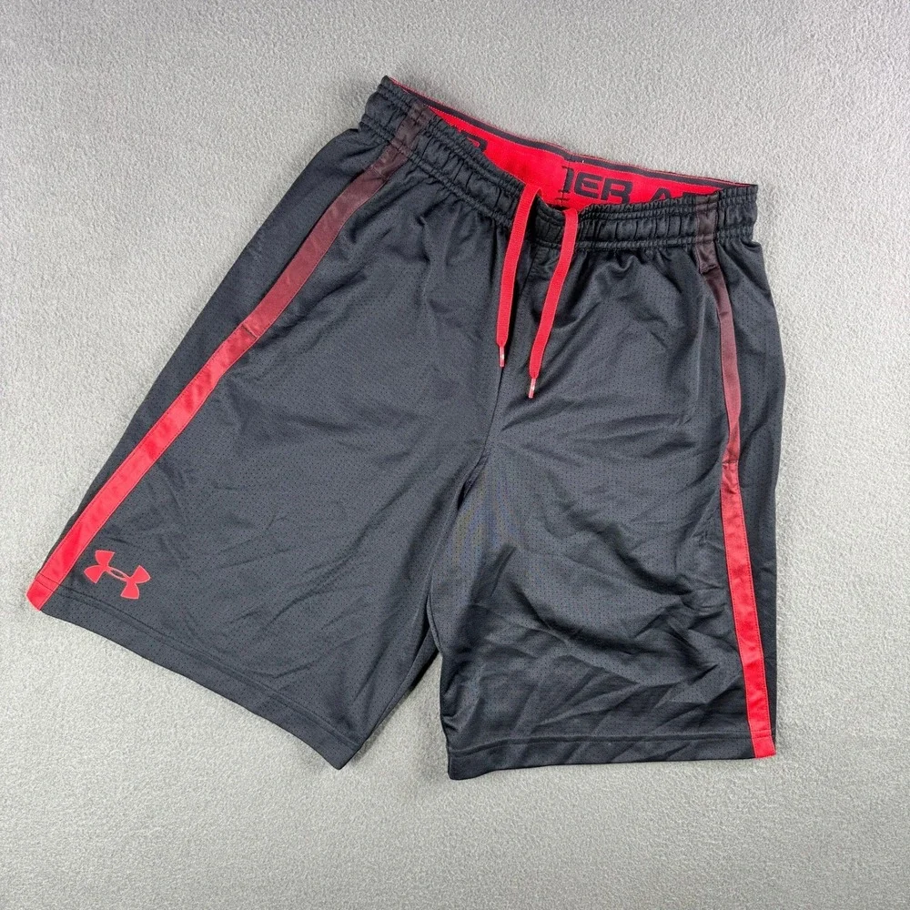 Under Armour‎ Shorts Women S Athletic Gym Shiny Glanz Training Black Drawstring